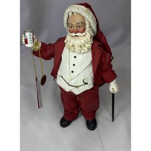 🎅Vtg Pepsi Cola Santa Clothtiques Possible Dreams Holiday Host Retired 1994 10"